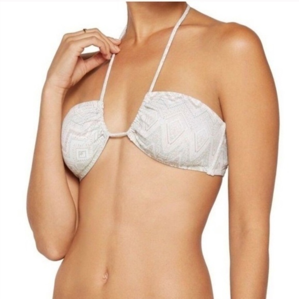 Eberjey Surf Spray Bandeau Bikini Top